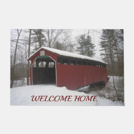 Felpudo "Sobre el río y a través del bosque"