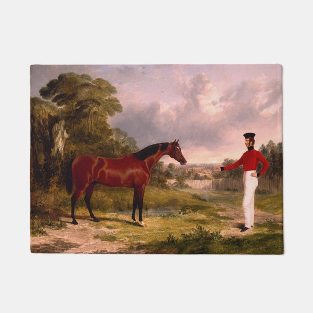 Felpudo Soldado con el caballo de un oficial (Anverso)