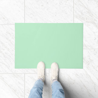 Felpudo Solid Soft Mint Green Door Mat