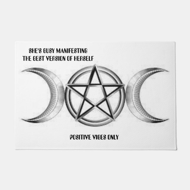 Felpudo Sólo buenas vibraciones. (Anverso)