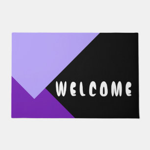 Felpudo Solo color púrpura, violeta claro + tus ideas
