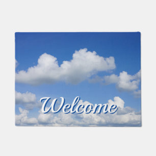 Felpudo Sólo nubes bienvenidas Doormat