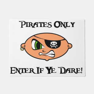 Felpudo Sólo Piratas - Introduzca Si Se Atreve! - Personal