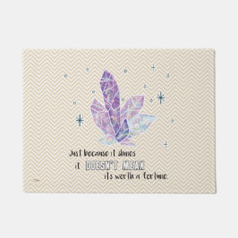 Felpudo Sólo porque brilla... Diamond Doormat