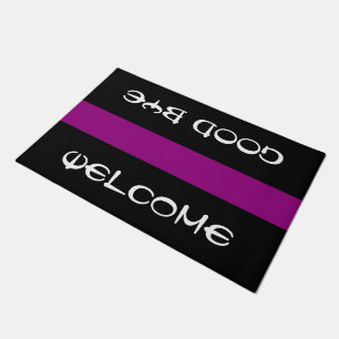 Felpudo Solo Stripes plum lilac + tus antecedentes e ideas