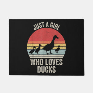 Felpudo Solo un Chica que ama al duque del pato