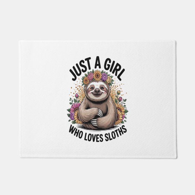 Felpudo sólo un chica que ama las perdeces (Anverso)