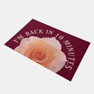 Felpudo Sólo un Rosa Blossom + tu trasero. e ideas