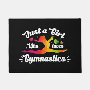 Felpudo Sólo una chica que ama la gimnasia