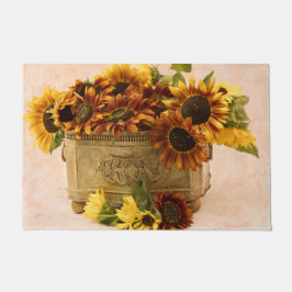 Felpudo Sombras naranjas En La Cesta De Tin