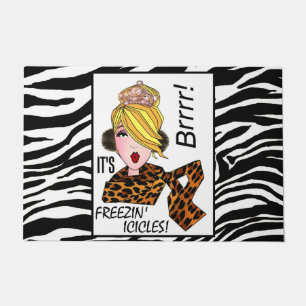 Felpudo "¡Son bicicletas congeladas!" DIVA