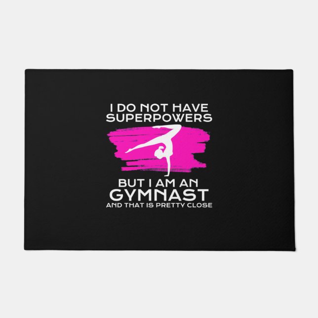 Felpudo Soy Una Gimnasta Y Eso Es Bonito (Anverso)