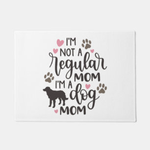 Felpudo Soy una mamá de perros