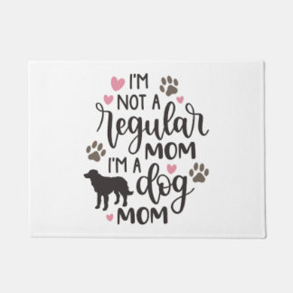 Felpudo Soy una mamá de perros