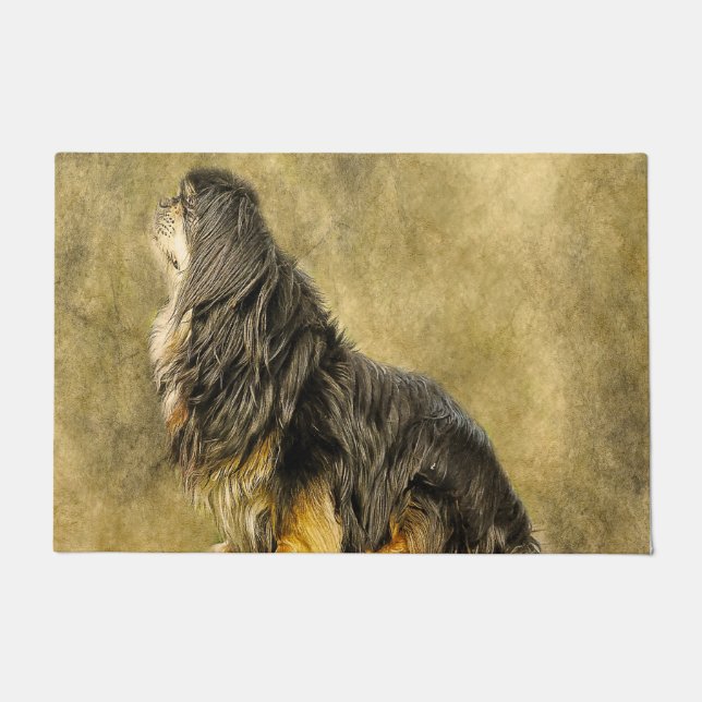 Felpudo Spaniel Tibetano. (Anverso)