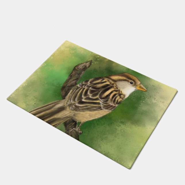 Felpudo Sparrow Doormat Little Bird (Angular)