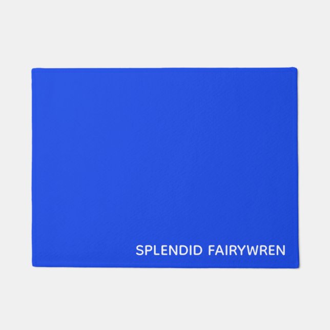 Felpudo Splendid Fairywren Blue Color Name (Anverso)