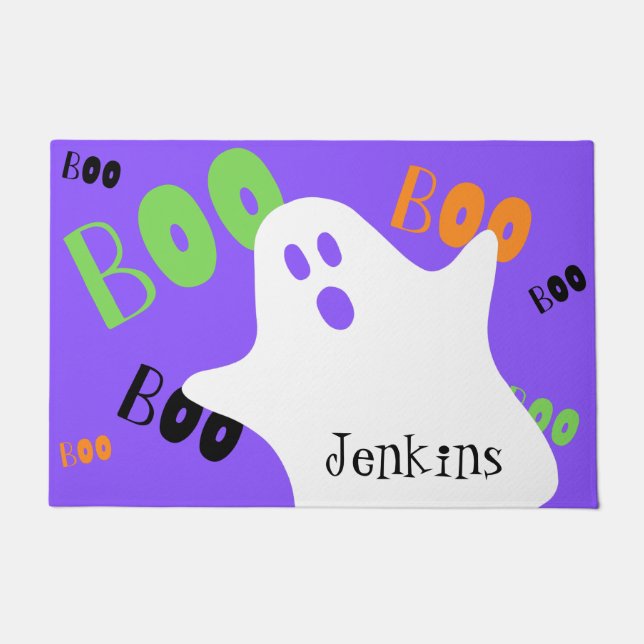 Felpudo Spooky Boo Ghost (Anverso)