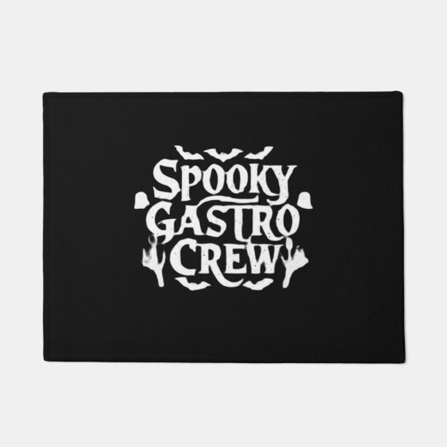 Felpudo Spooky Gastro Crew Gastro Nurse Halloween Classic (Anverso)