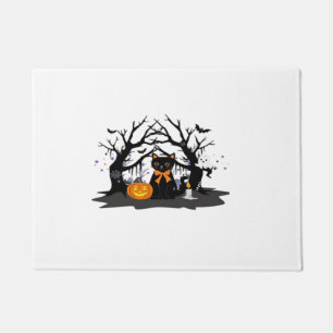 Felpudo Spooky Paws & Pumpkin Noches de Halloween Clásicas