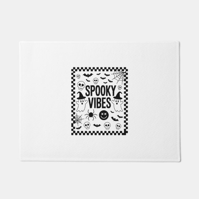 Felpudo Spooky Vibes Retro Halloween (Anverso)