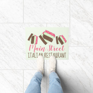 Felpudo Spumoni Gelato Helado Crema Restaurante Italiano C