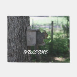 Felpudo Squirrel Doormat