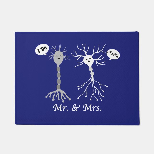 Felpudo Sr. & Sra. Neurona (Anverso)