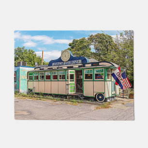 Felpudo Srta. Port Henry Diner, Port Henry, Nueva York