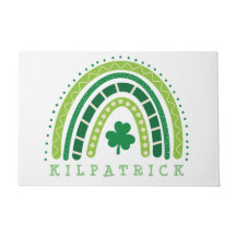 St. Patrick's Day Boho Rainbow Shamrock
