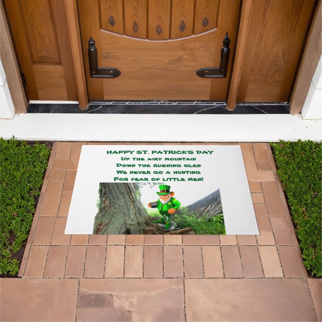 FELPUDO ST. PATRICK'S DAY LEPRECHAUN POEM  (Exterior)
