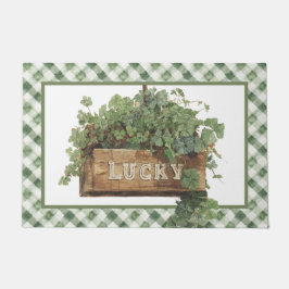 Felpudo  St Patrick's Day Lucky Clover