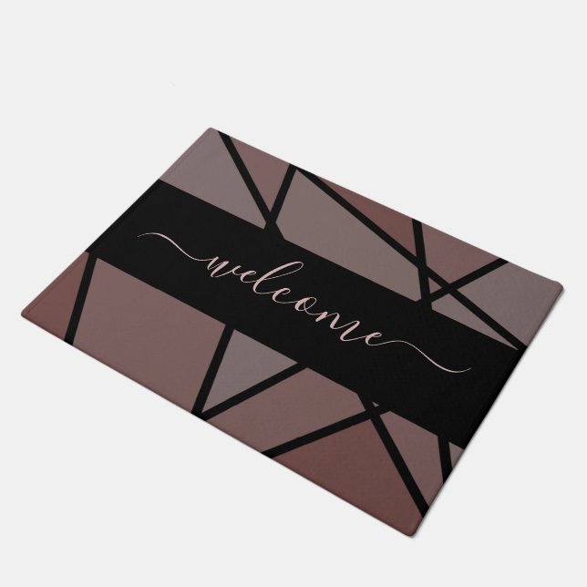 Felpudo Stained Glass Imitation to Welcome Home (Angular)