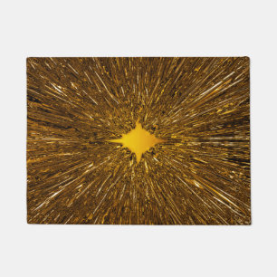 Felpudo Starburst de oro