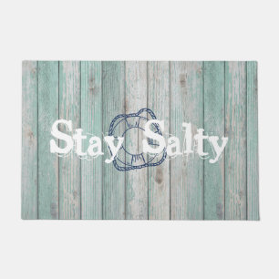 Felpudo Stay Salty Beach Life  