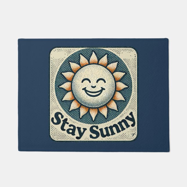 Felpudo Stay Sunny Happy Sunshine (Anverso)
