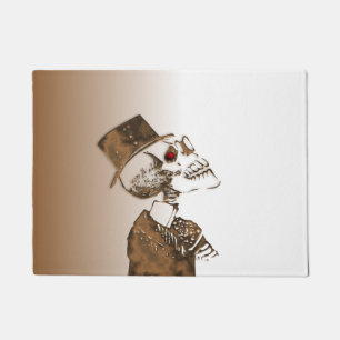 Felpudo Steampunk Skull