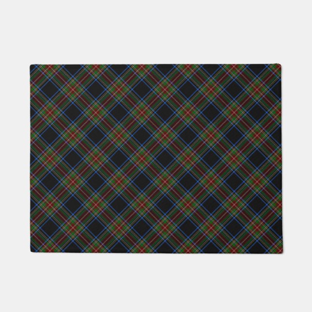 Felpudo Stewart Black Tartan (Anverso)