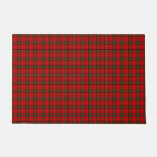 Felpudo Stewart / Stuart tartan rojo platillo verde