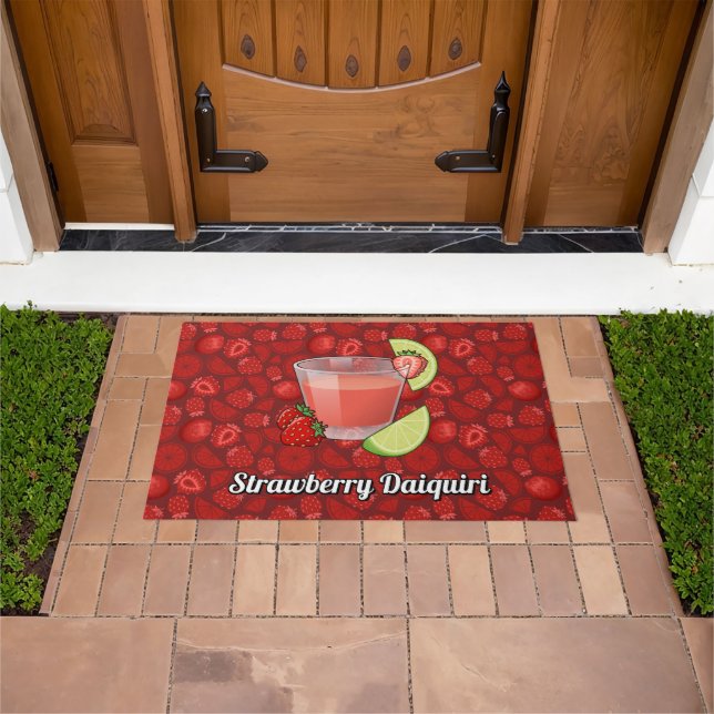 Felpudo Strawberry Daiquiri Doormat (Exterior)
