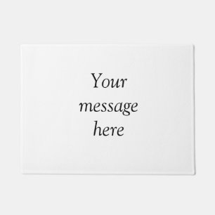 Felpudo Su mensaje aquí agregar texto nombre imagen monogr