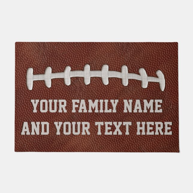 Felpudo Su nombre y TEXTO Guay Football Door Mat (Anverso)