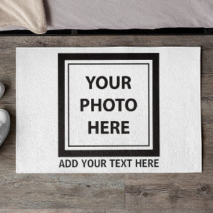 Felpudo Subir imagen foto y agregar texto – Personalizar