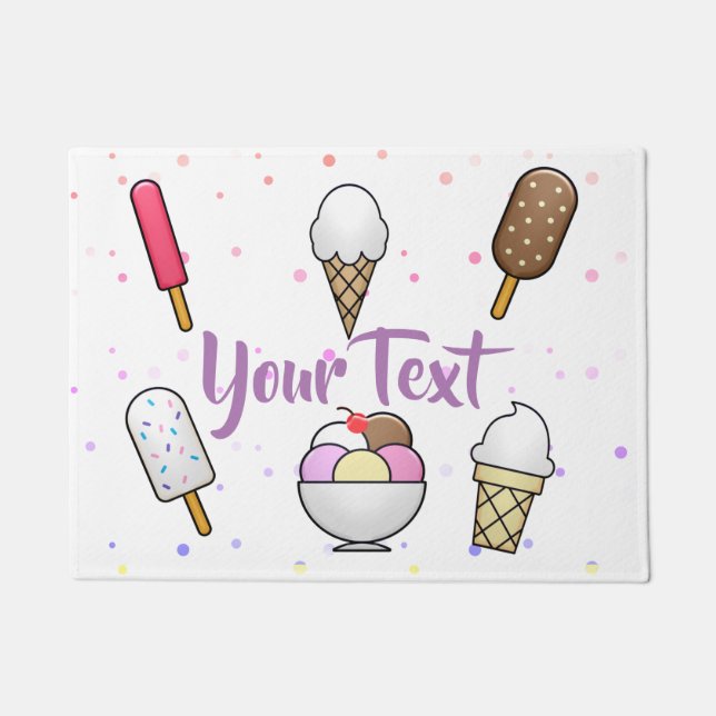 Felpudo Sueño de salón helado (Anverso)