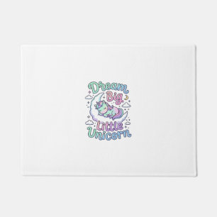 Felpudo Sueño de Unicornio Regalo de Unicornio Pequeño Vec