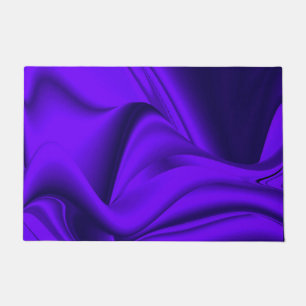 Felpudo Sueños del arcoiris de flores moradas