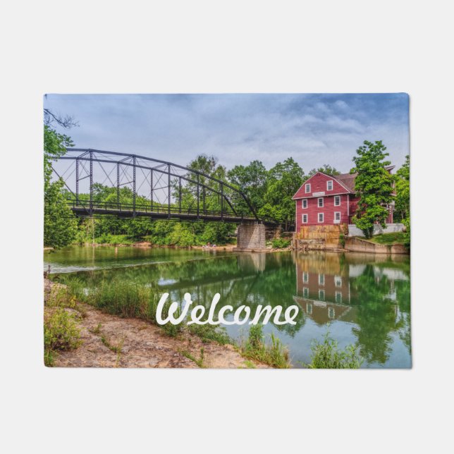 Felpudo Summer At War Eagle Mill Welcome Doormat (Anverso)
