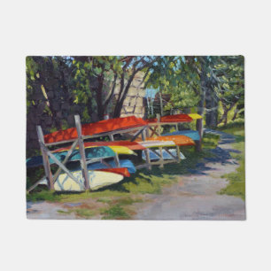 Felpudo Summer Fun Rojo Amarillo Azul Kayaks Rockport Main