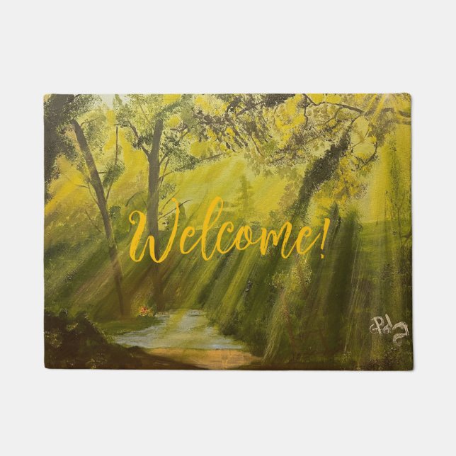 Felpudo Sun in the Woods, por Gary Poling (Anverso)