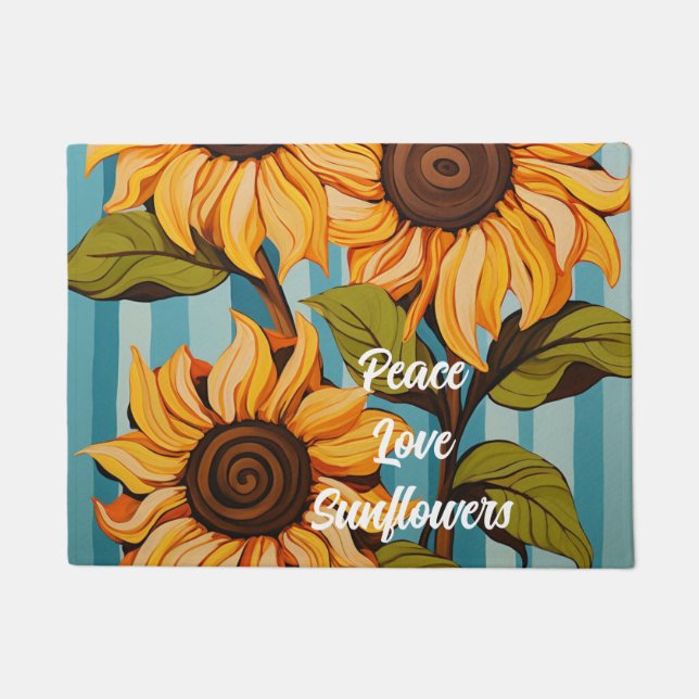 Felpudo Sunflower (Anverso)